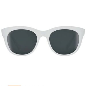 SPY Boundless Matte White Sunglasses